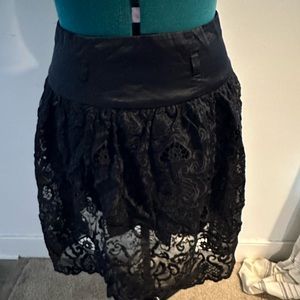 Eva Mendez Black Lace skirt